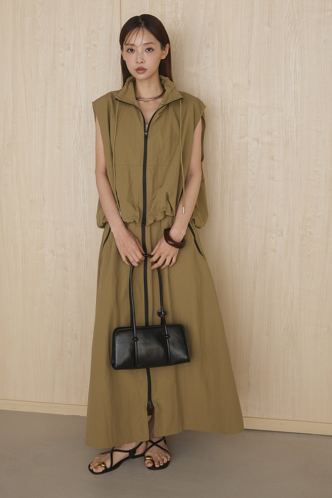 [SET]センタートリムベストスカートSETUP