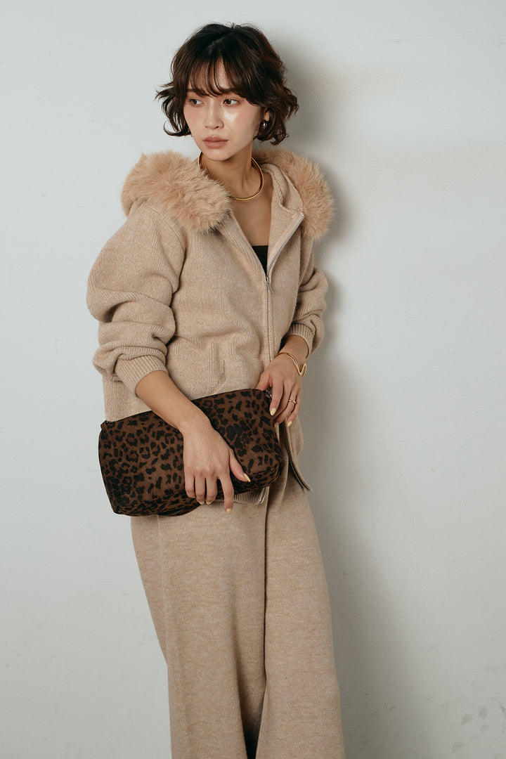 【着回しセット】[SET]ファー付きフーディーニットSETUP+ファー付きフーディーニットSETUP(2set)