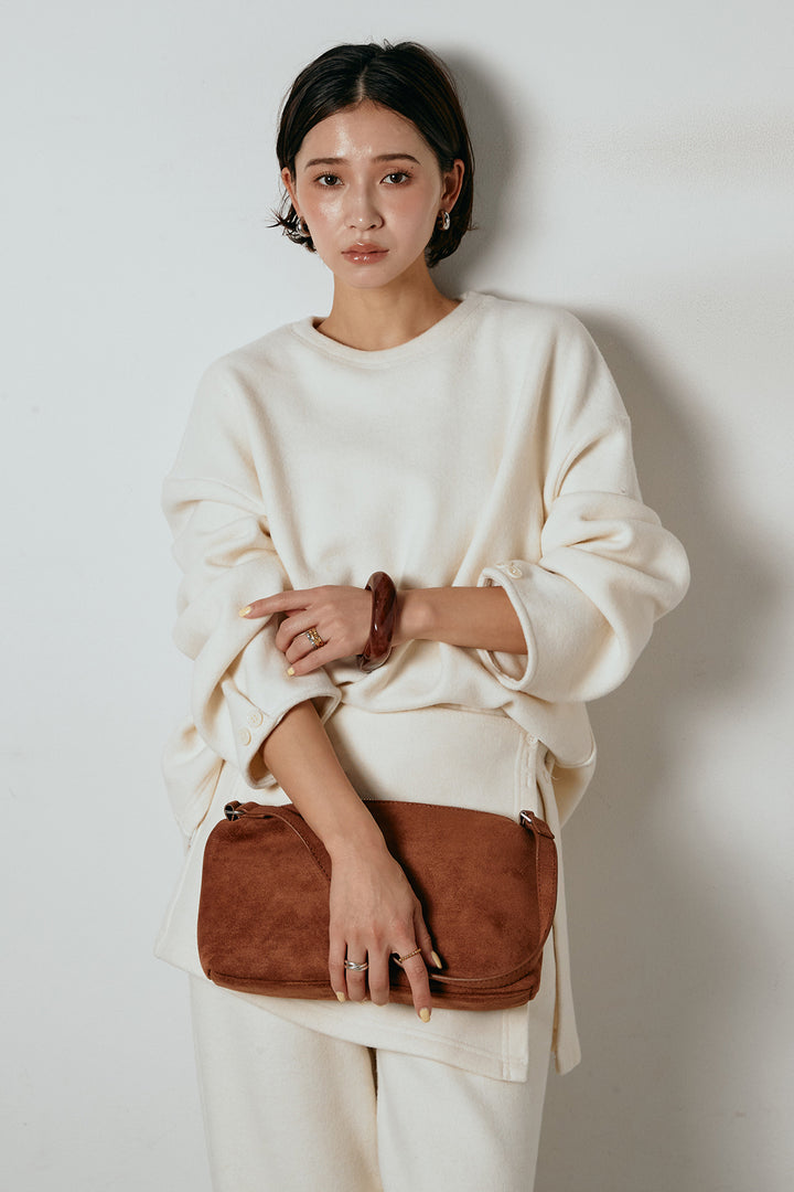 [SET]チェックマフラー付きニットSETUP