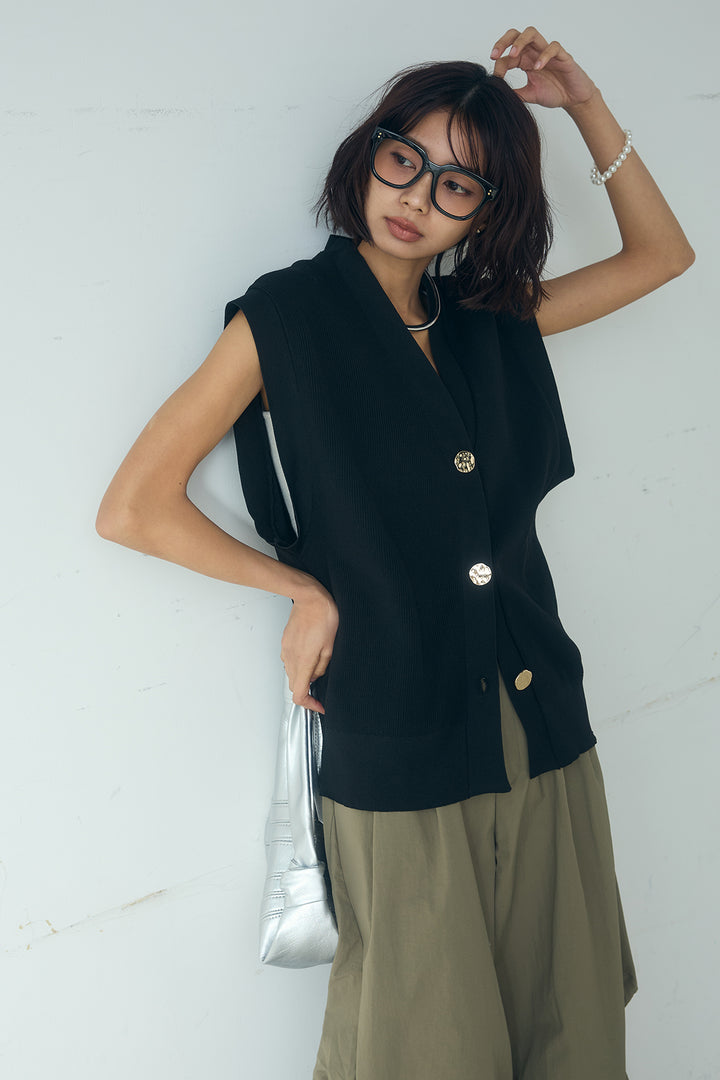 [SET]ポリウーリーメタルボタンベスト+ドライタフタタックバレルパンツ(2set)