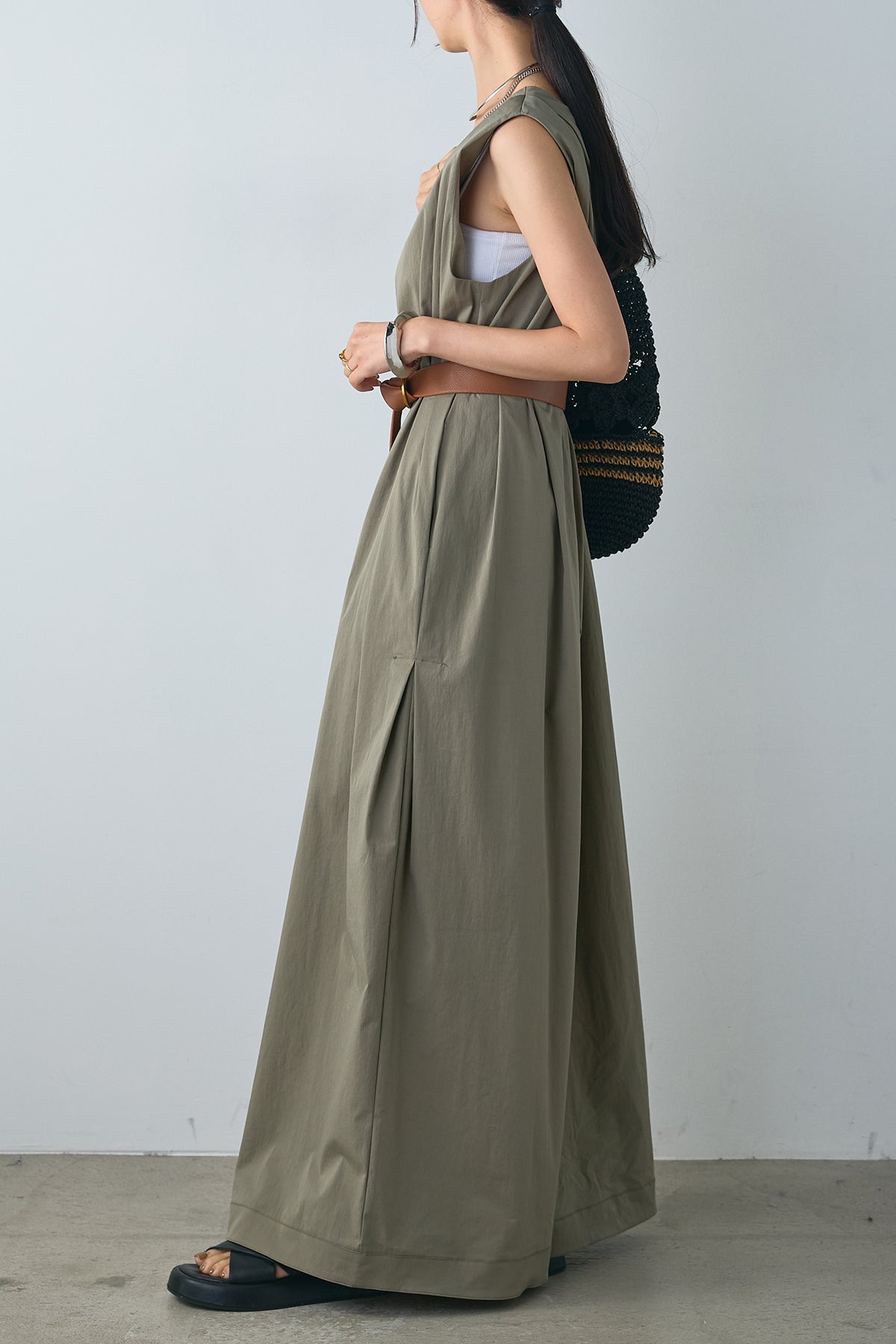 ESICA オールインワン 即納】テープデザインデニムオールインワン – ESICA