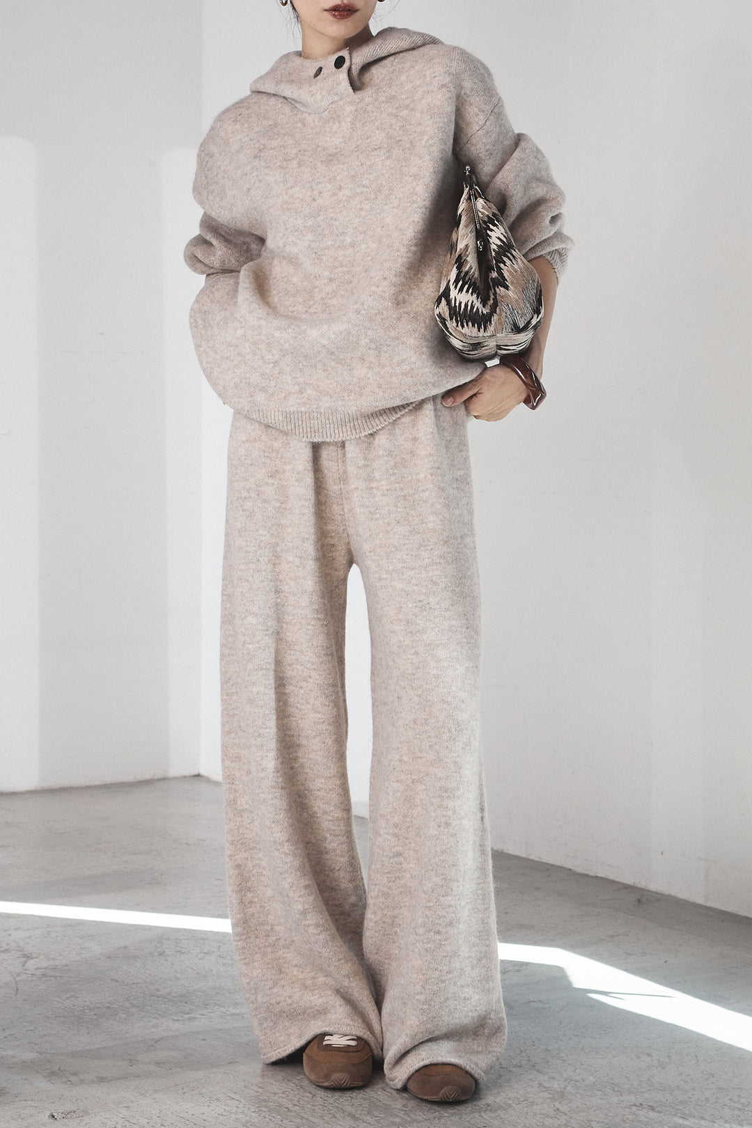 [SET]ハイネックニットフーディーSETUP