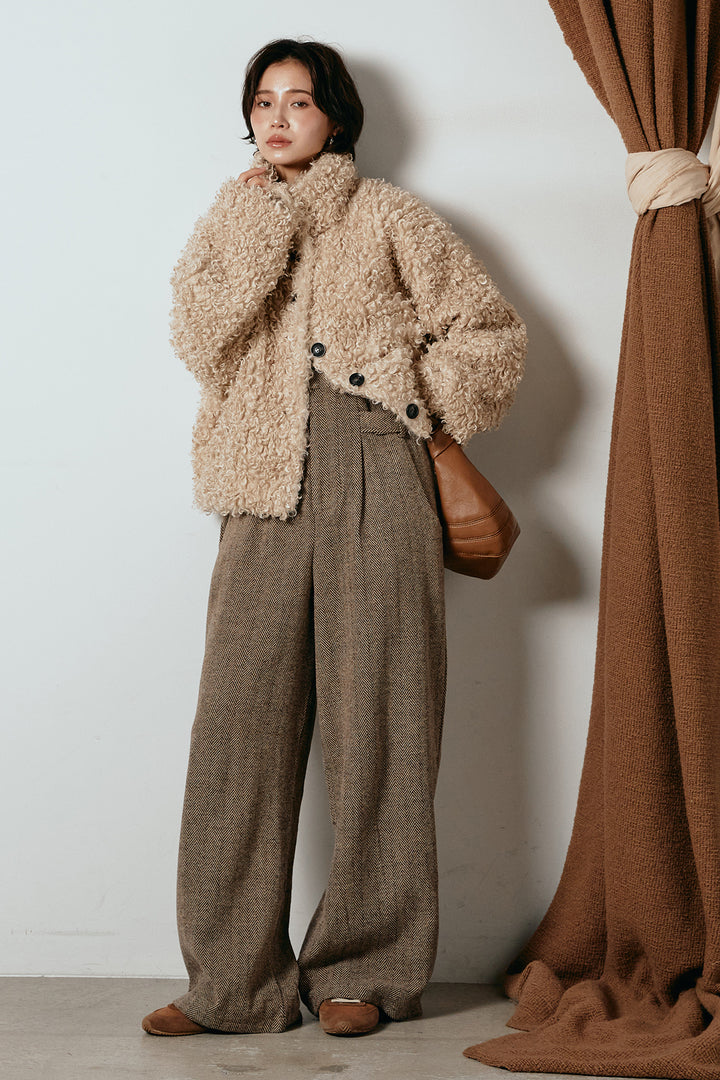 プードルファーミドルジャケット