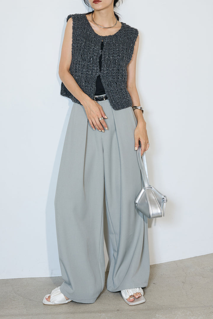 【即納】ネップハンドロービングニットベスト