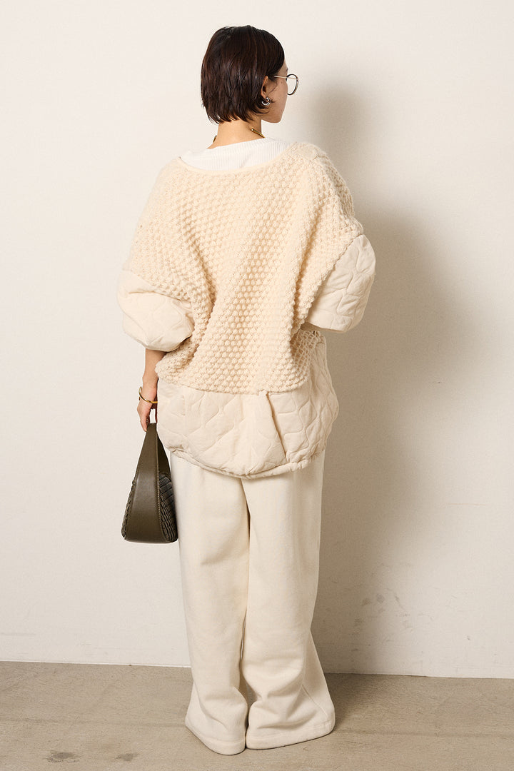 【即納】裏起毛スウェットワイドパンツ