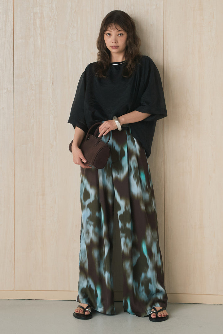 【着回しセット】[SET]オーガンジー重ねBIGTシャツ+オーガンジー重ねBIGTシャツ(2set)