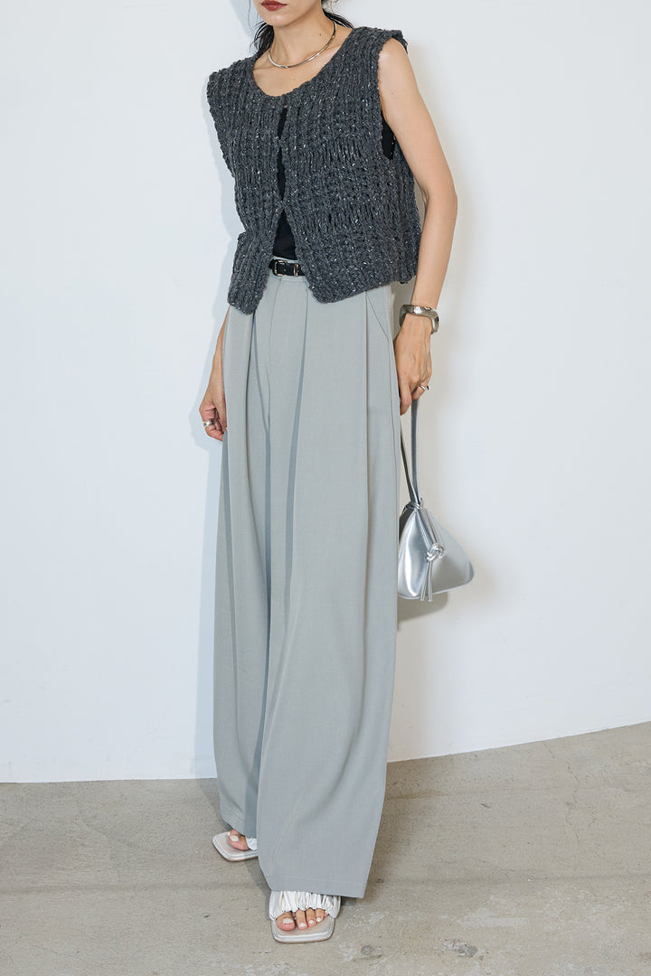 【即納】ネップハンドロービングニットベスト