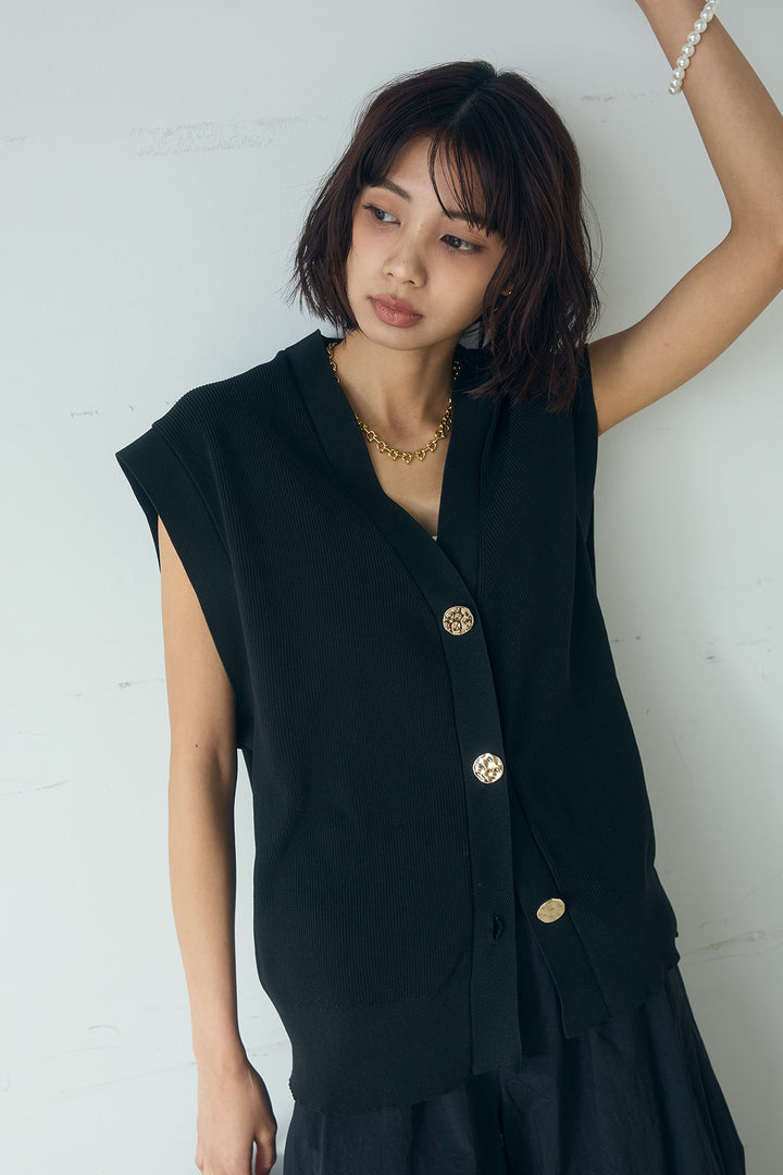 [SET]ポリウーリーメタルボタンベスト+ドライタフタタックバレルパンツ(2set)