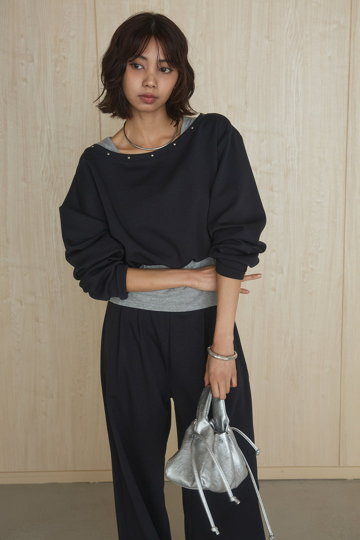 [SET]レイヤード見えスウェットSETUP