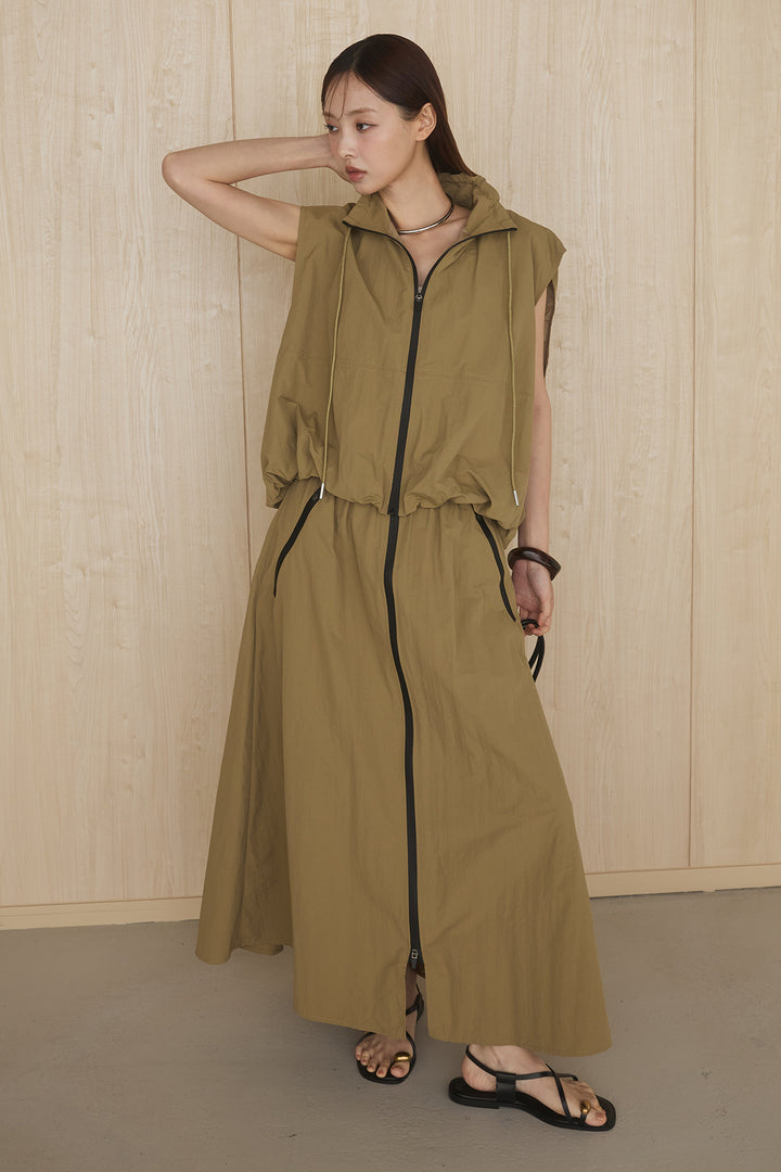 [SET]センタートリムベストスカートSETUP