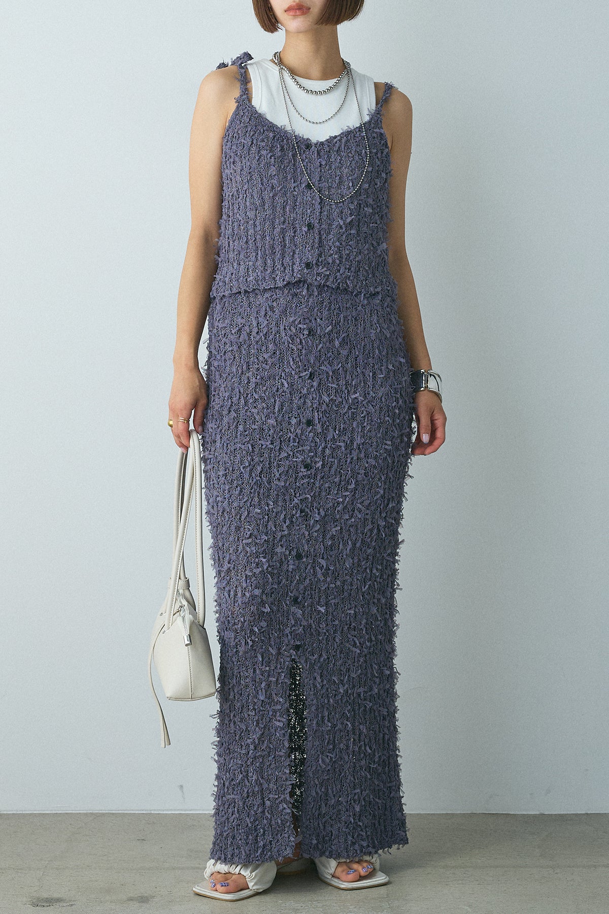 SET]チュールリボンヤーンキャミソール+チュールリボンヤーン