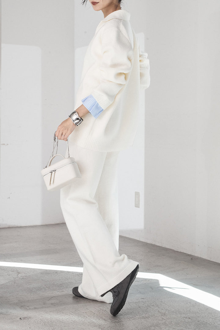 【着回しセット】[SET]ストライプドッキングニットポロSETUP+ストライプドッキングニットポロSETUP(2set)