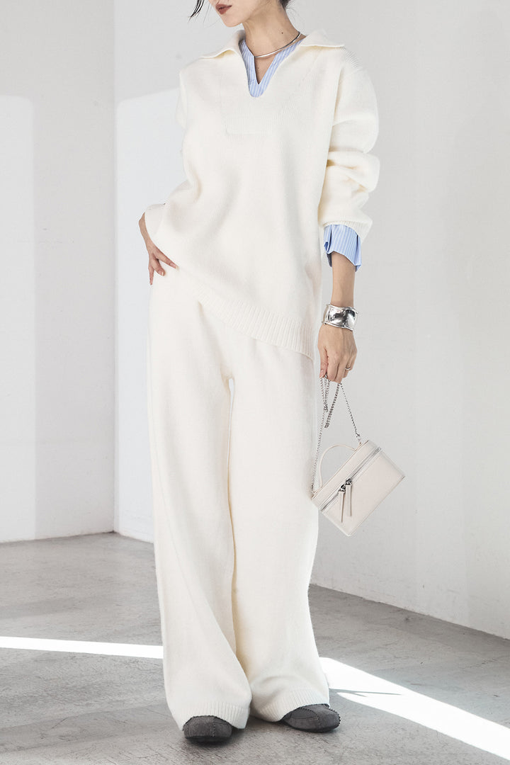 【着回しセット】[SET]ストライプドッキングニットポロSETUP+ストライプドッキングニットポロSETUP(2set)