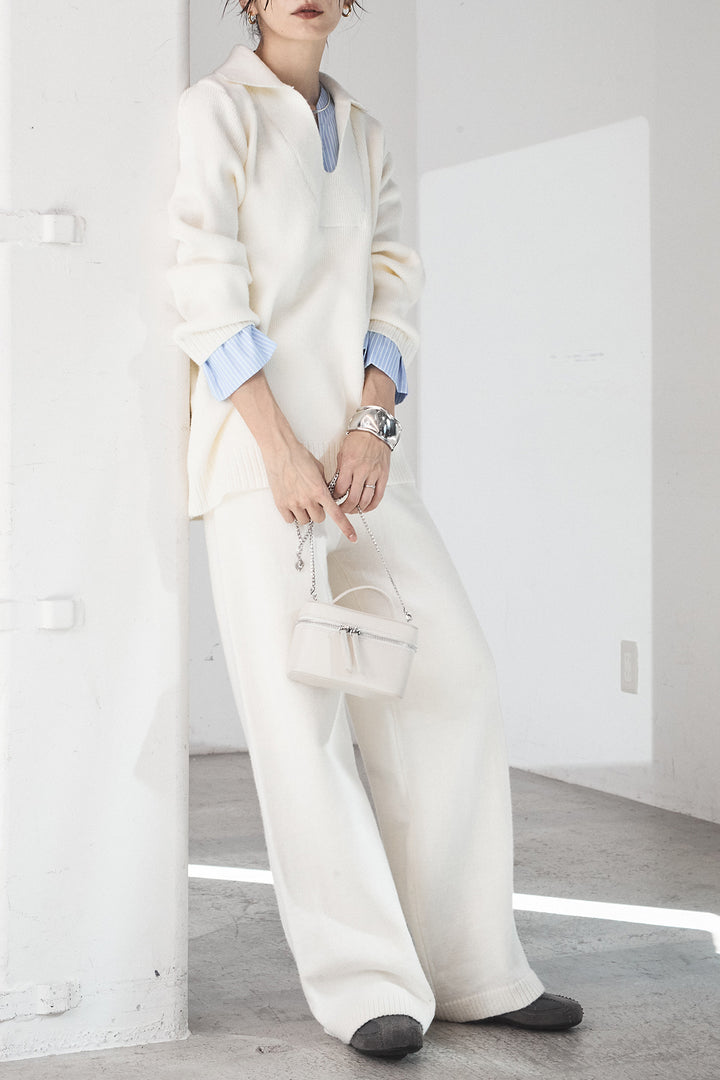 【着回しセット】[SET]ストライプドッキングニットポロSETUP+ストライプドッキングニットポロSETUP(2set)