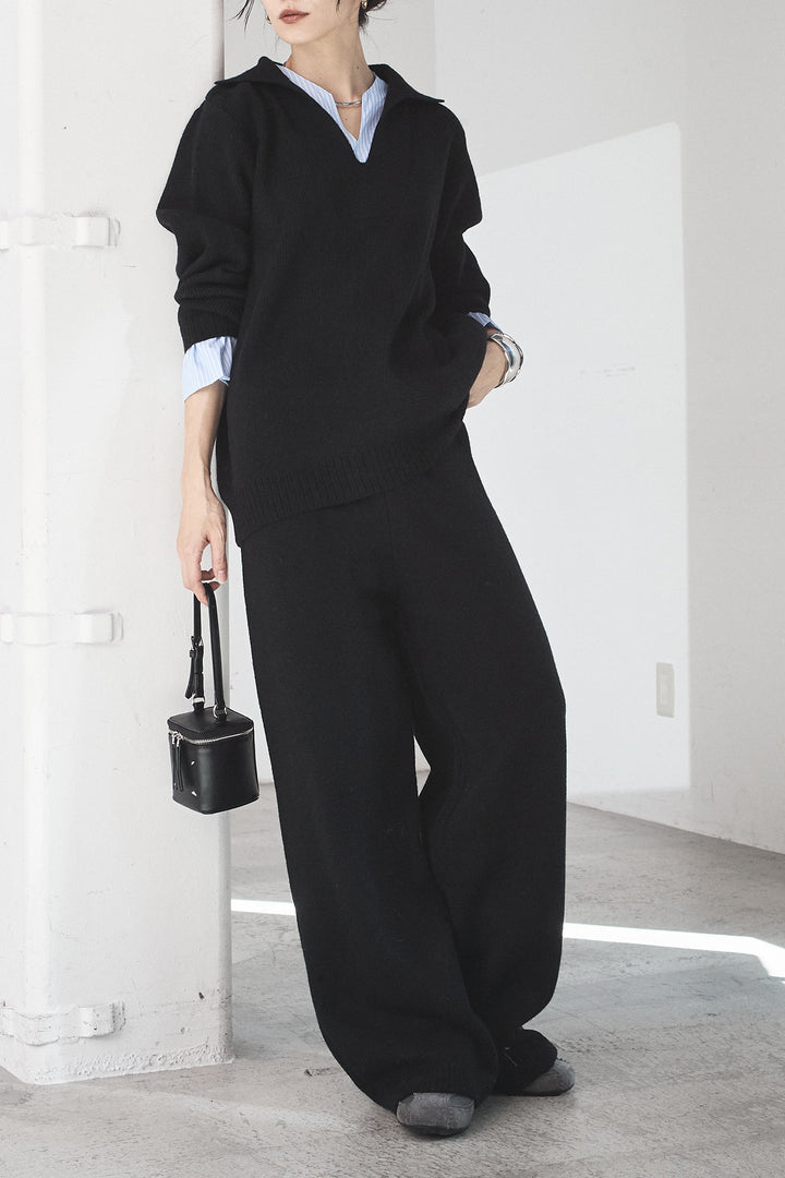 【着回しセット】[SET]ストライプドッキングニットポロSETUP+ストライプドッキングニットポロSETUP(2set)