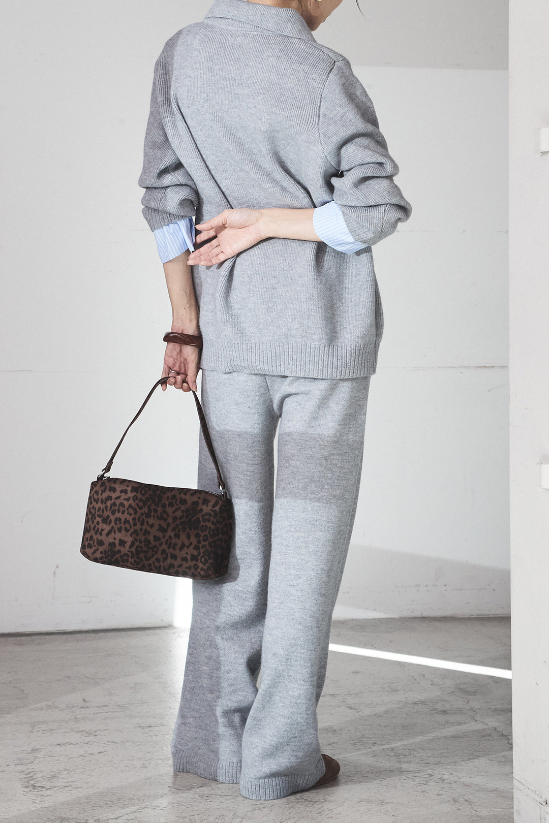 【着回しセット】[SET]ストライプドッキングニットポロSETUP+ストライプドッキングニットポロSETUP(2set)