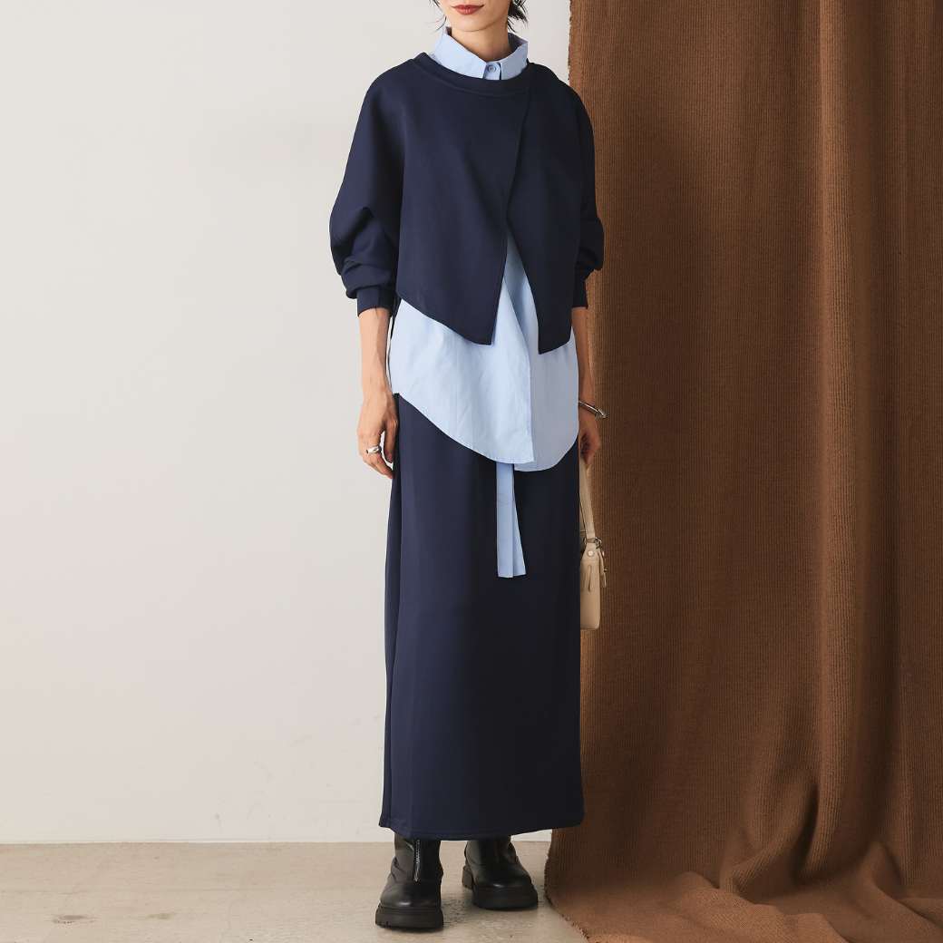 ダブルオーバージャケット/ブラック ESICA エシカ 半袖 即納】リネン ダブルオーバージャケット/ブラック ESICA エシカ 半袖 即納】リネン