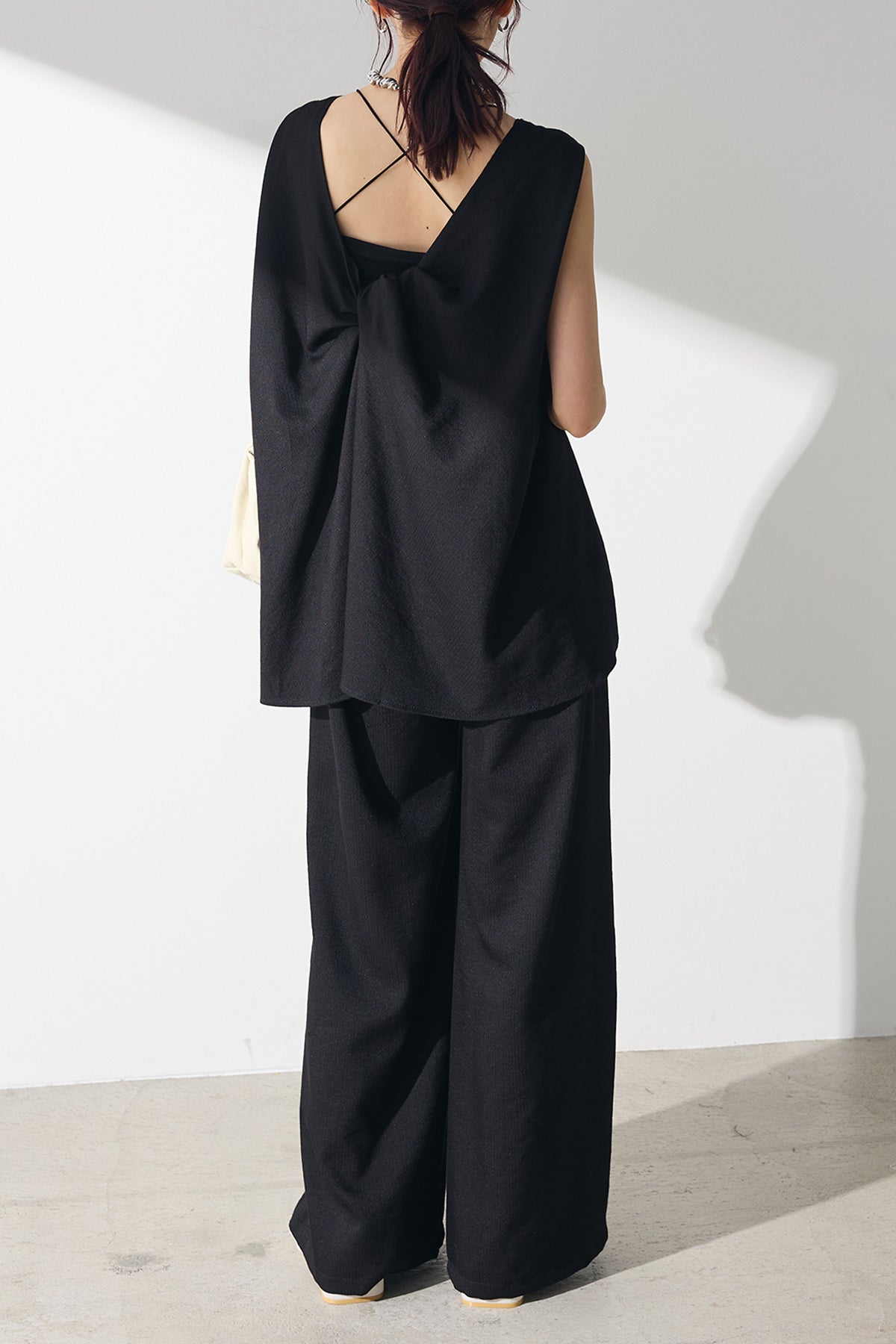 uni's room■2color バックリボンセットアップ ST-SS23-09 uni's room□2color バックリボンセットアップ ST-SS23-09
