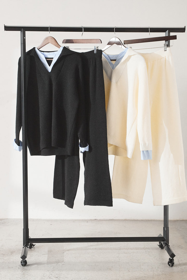 【着回しセット】[SET]ストライプドッキングニットポロSETUP+ストライプドッキングニットポロSETUP(2set)