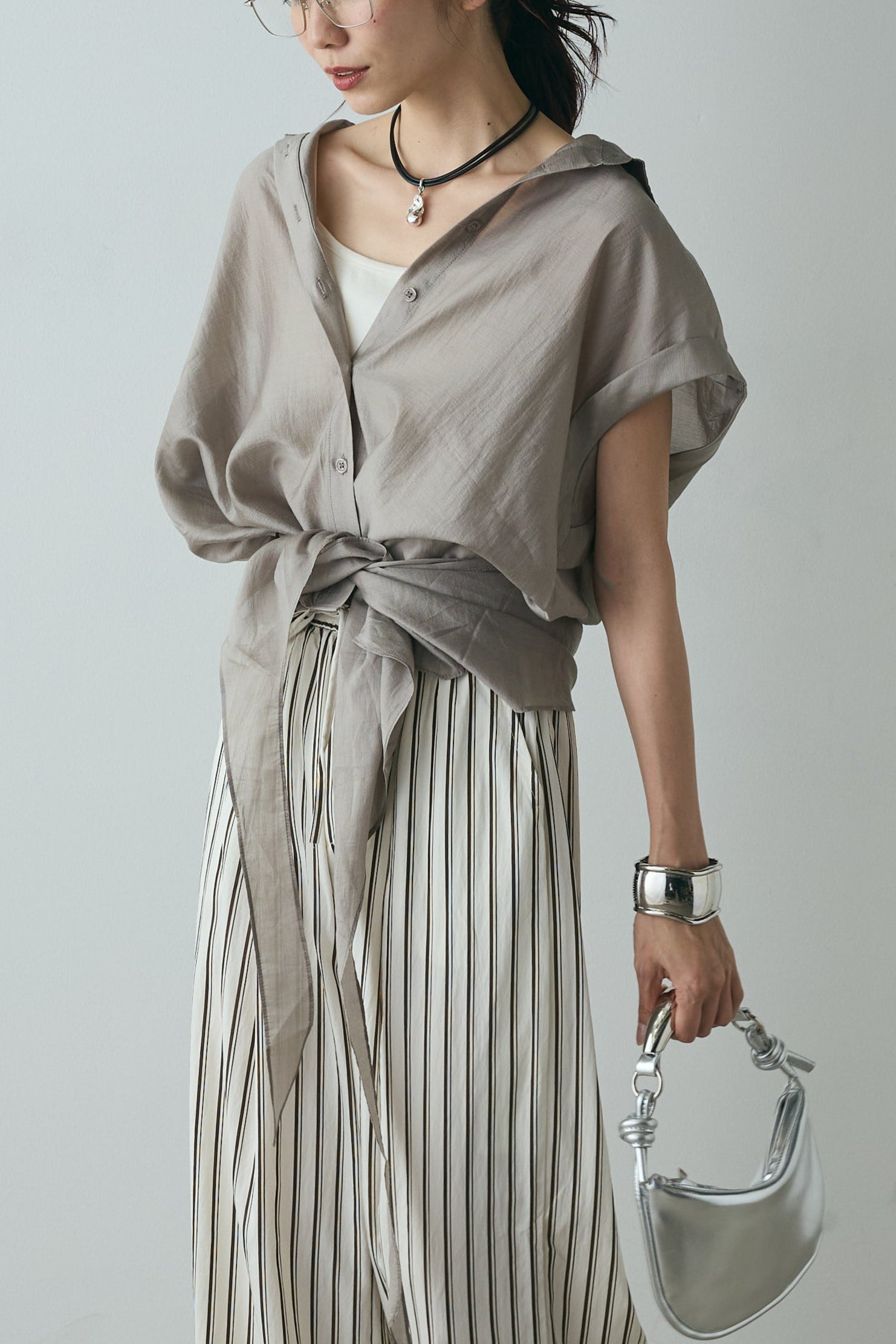 即納】マルチストライプリラックスパンツ – ESICA