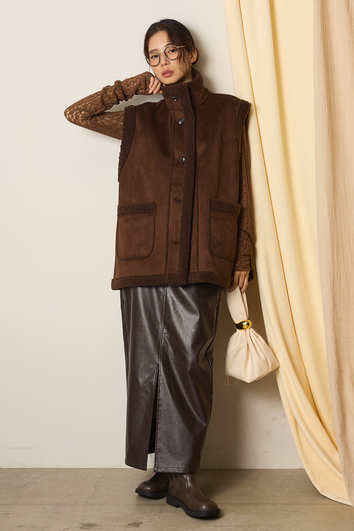 エシカ⭐︎esica リネンダブルジャケットサロペットセット♡24時間配送！ エシカ⭐︎esica リネンダブルジャケットサロペットセット♡24