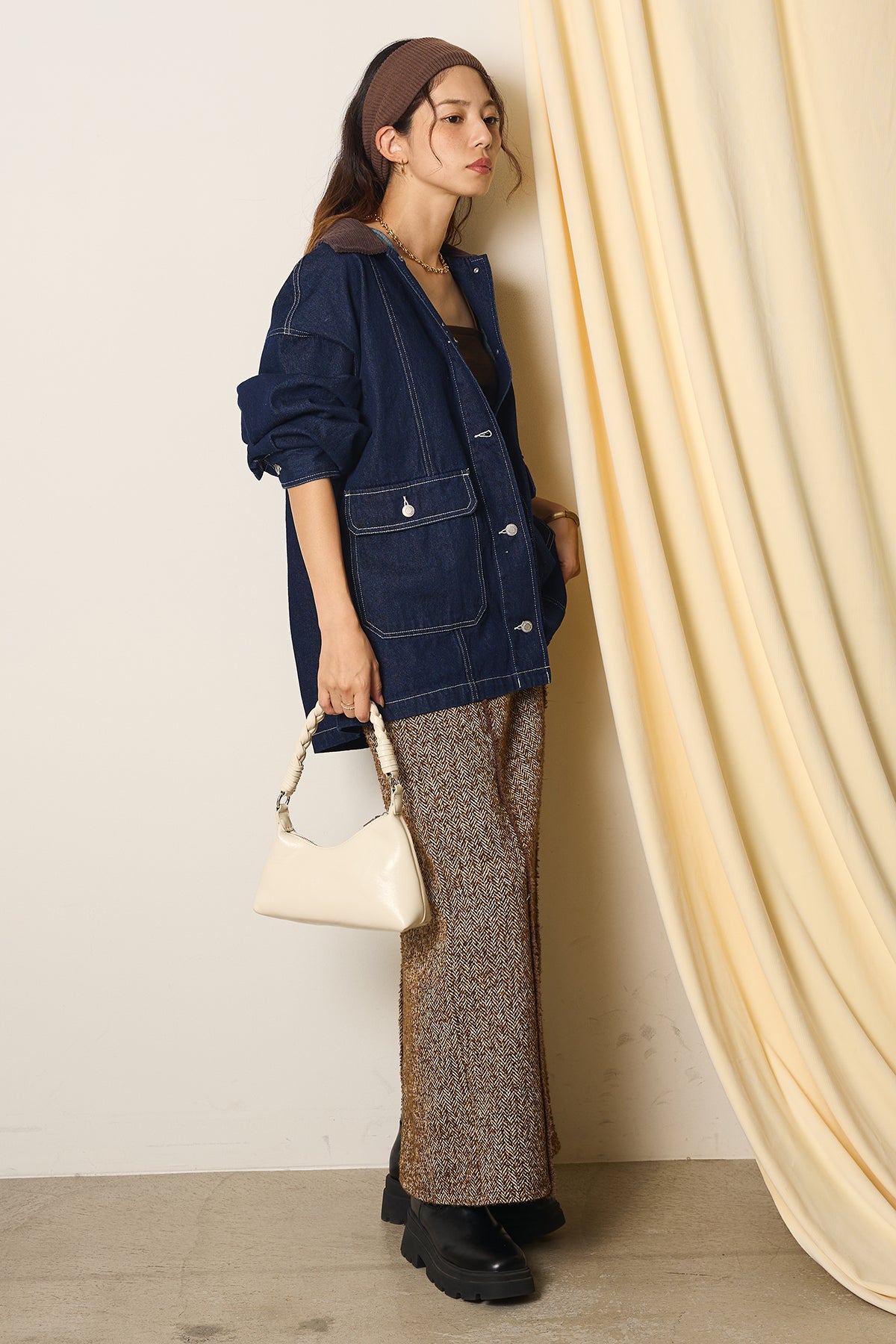 衿コーデュロイカバーオールジャケット – ESICA