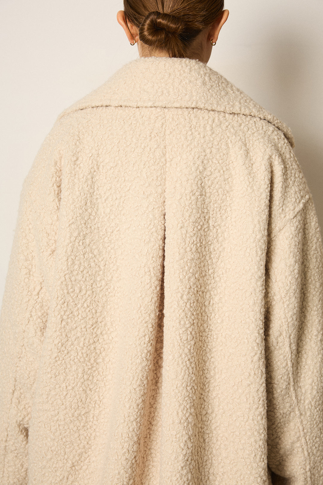 ループツイードタックジャケット/アイボリー