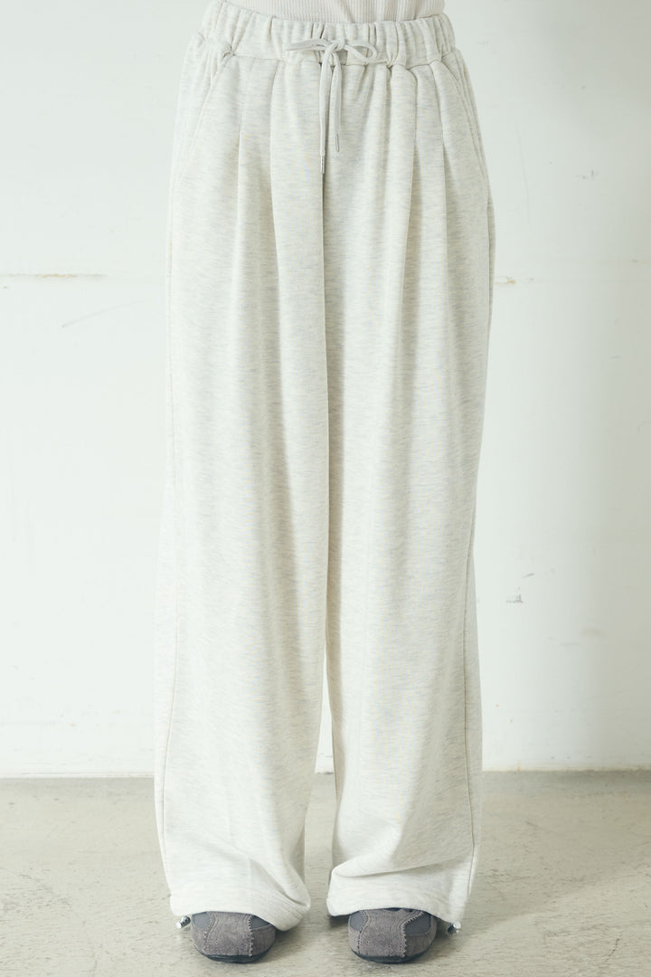 【即納】裏毛スウェット2タックパンツ