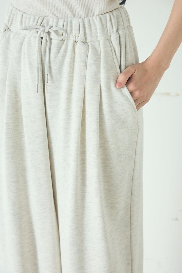 【即納】裏毛スウェット2タックパンツ