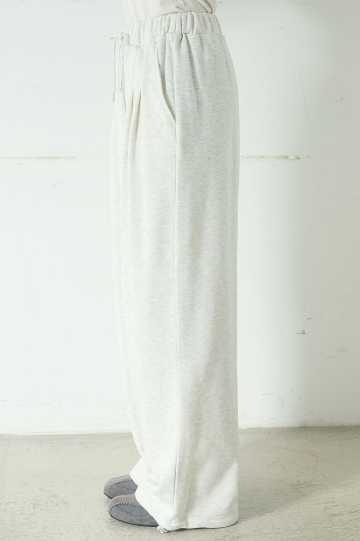 【即納】裏毛スウェット2タックパンツ