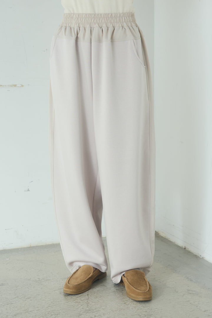 異素材切り替えスウェットパンツ