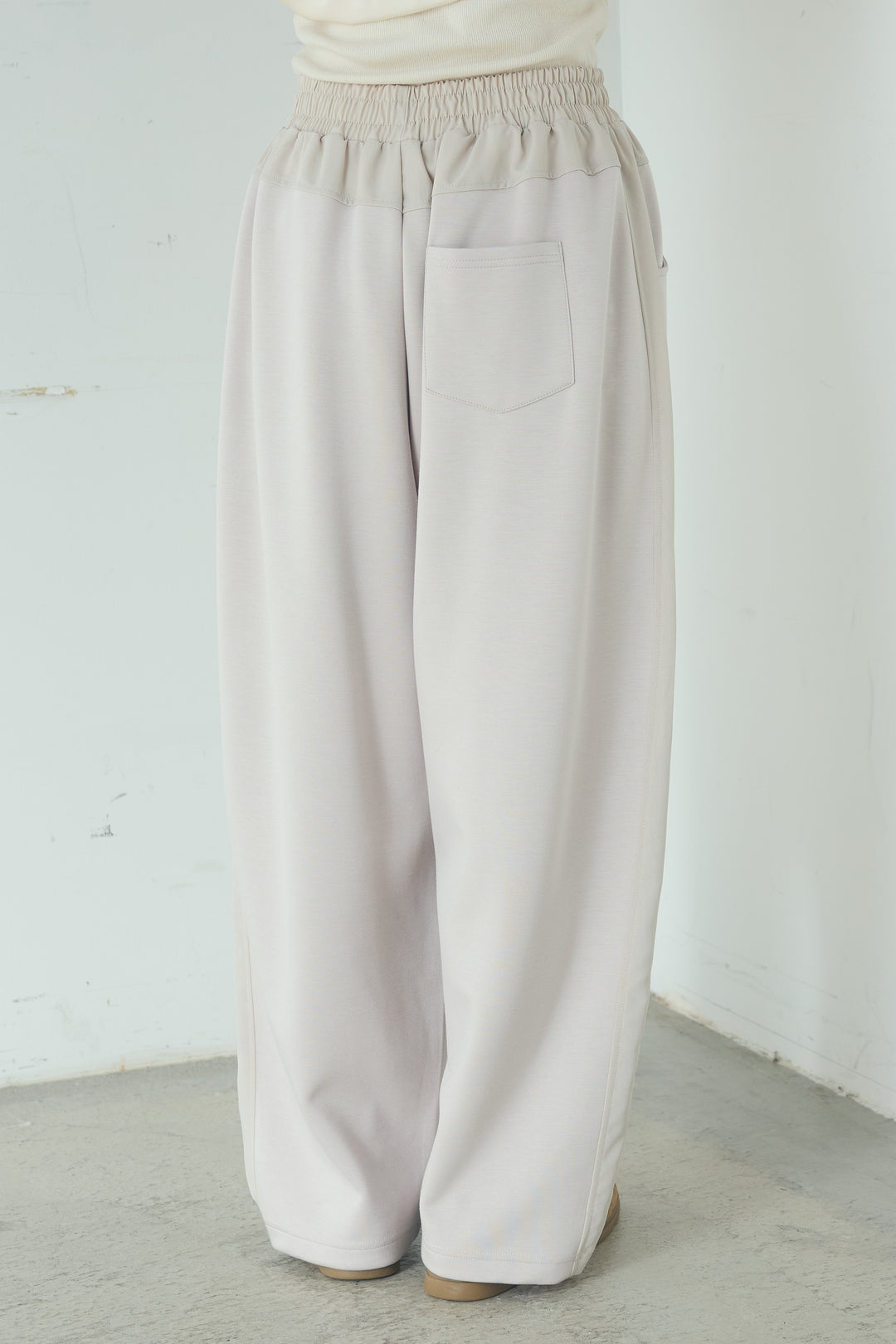 異素材切り替えスウェットパンツ