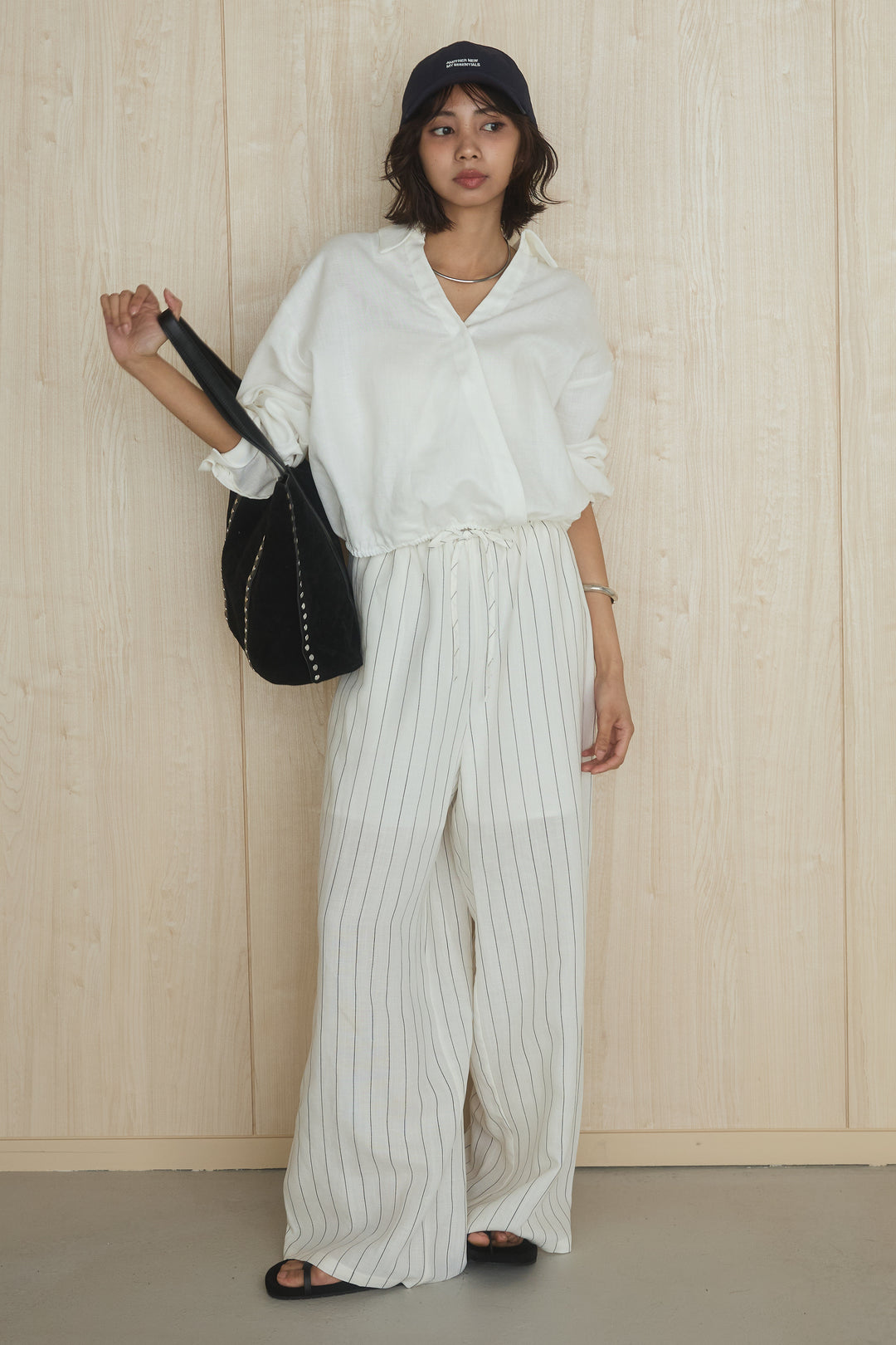 スウェードライクハトメトート/ブラック