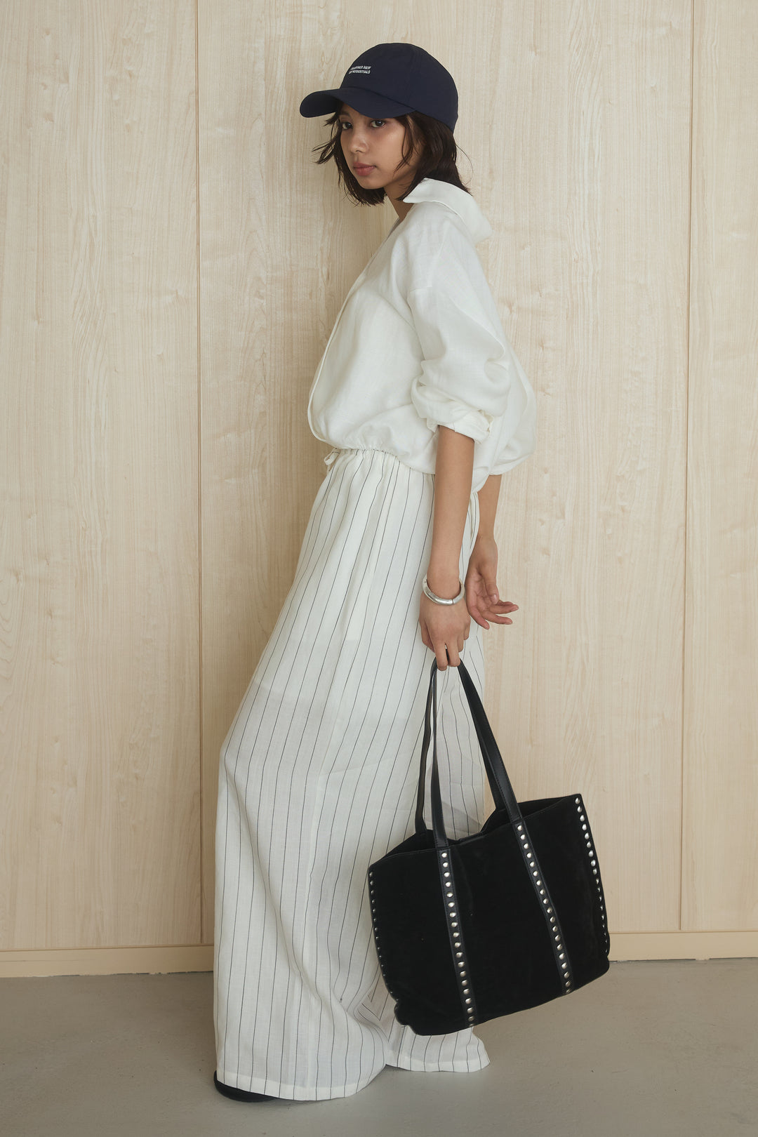 スウェードライクハトメトート/ブラック