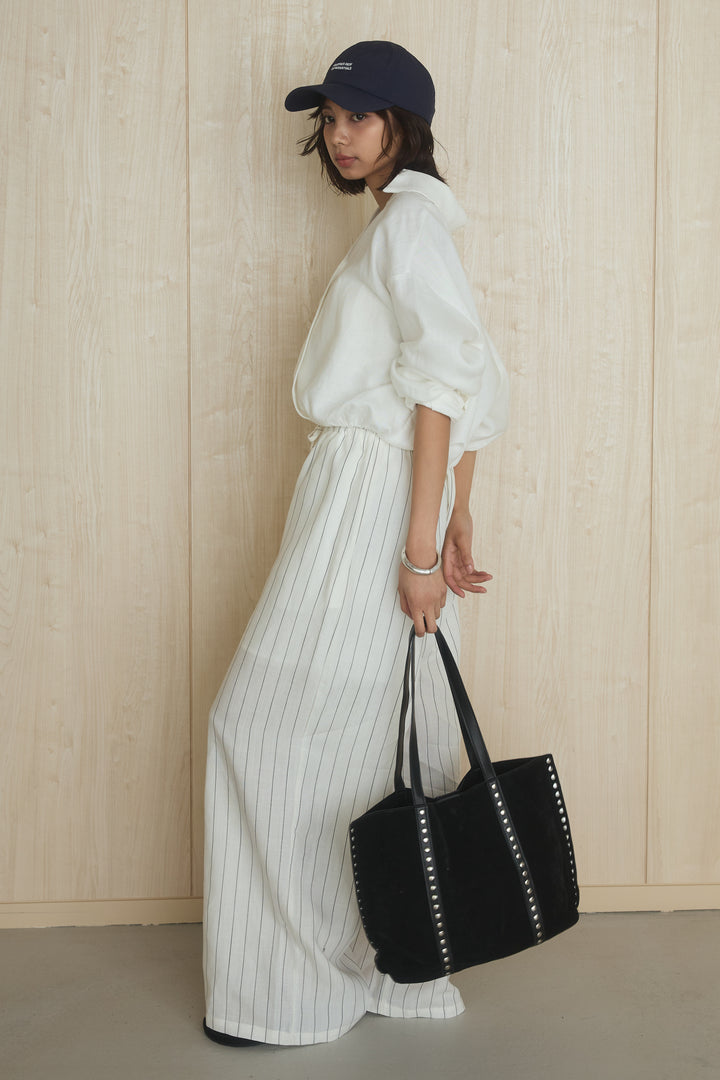 スウェードライクハトメトート/ブラック