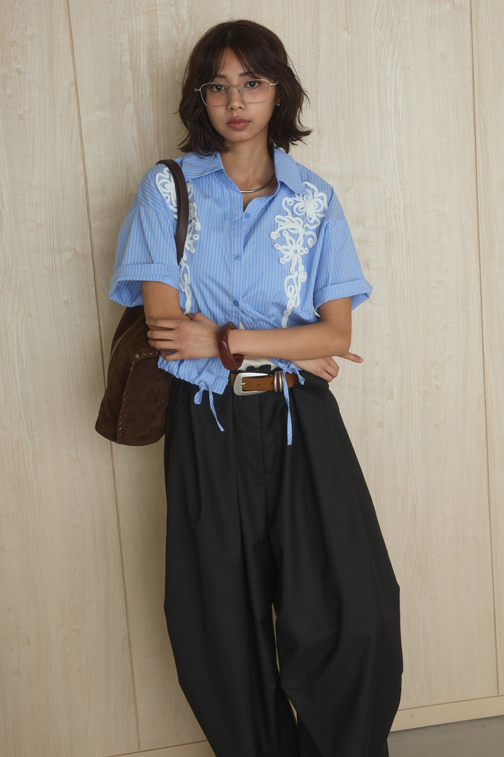 スウェードライクハトメトート/ブラウン