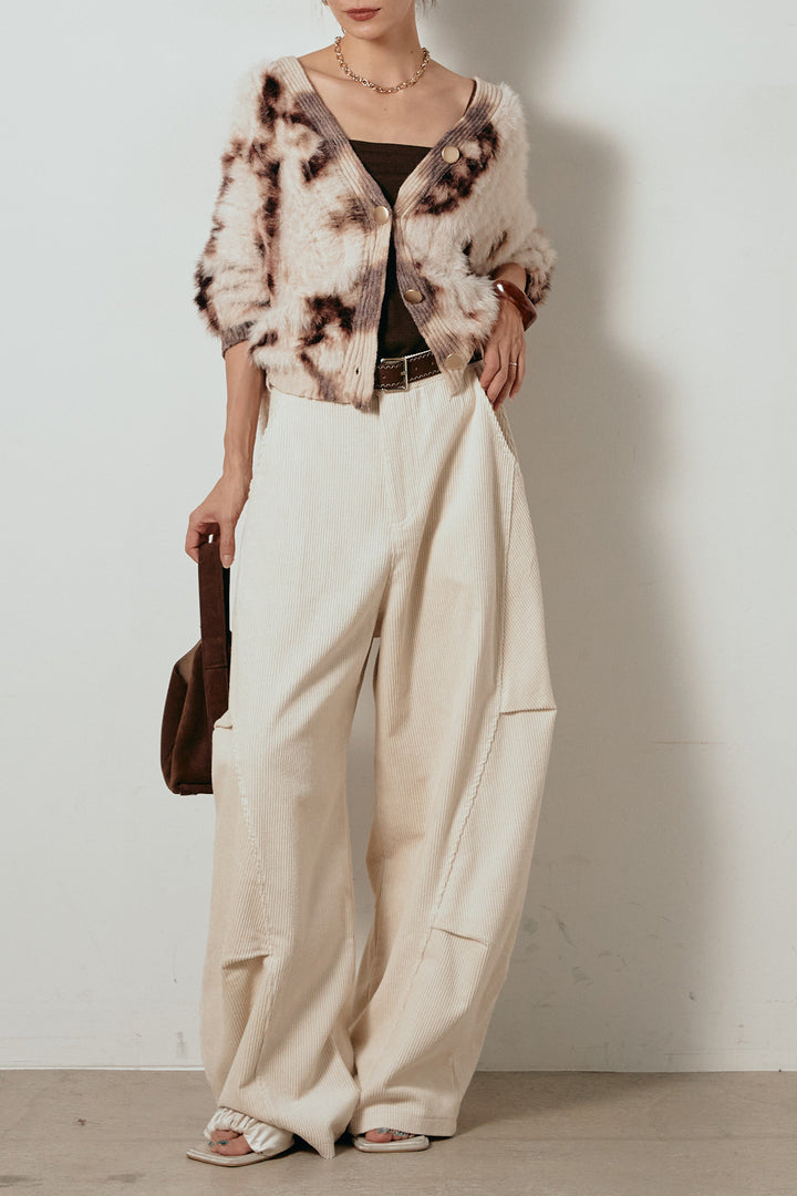 【着回しセット】[SET]タイダイ柄シャギーニットカーディガン+タイダイ柄シャギーニットカーディガン(2set)