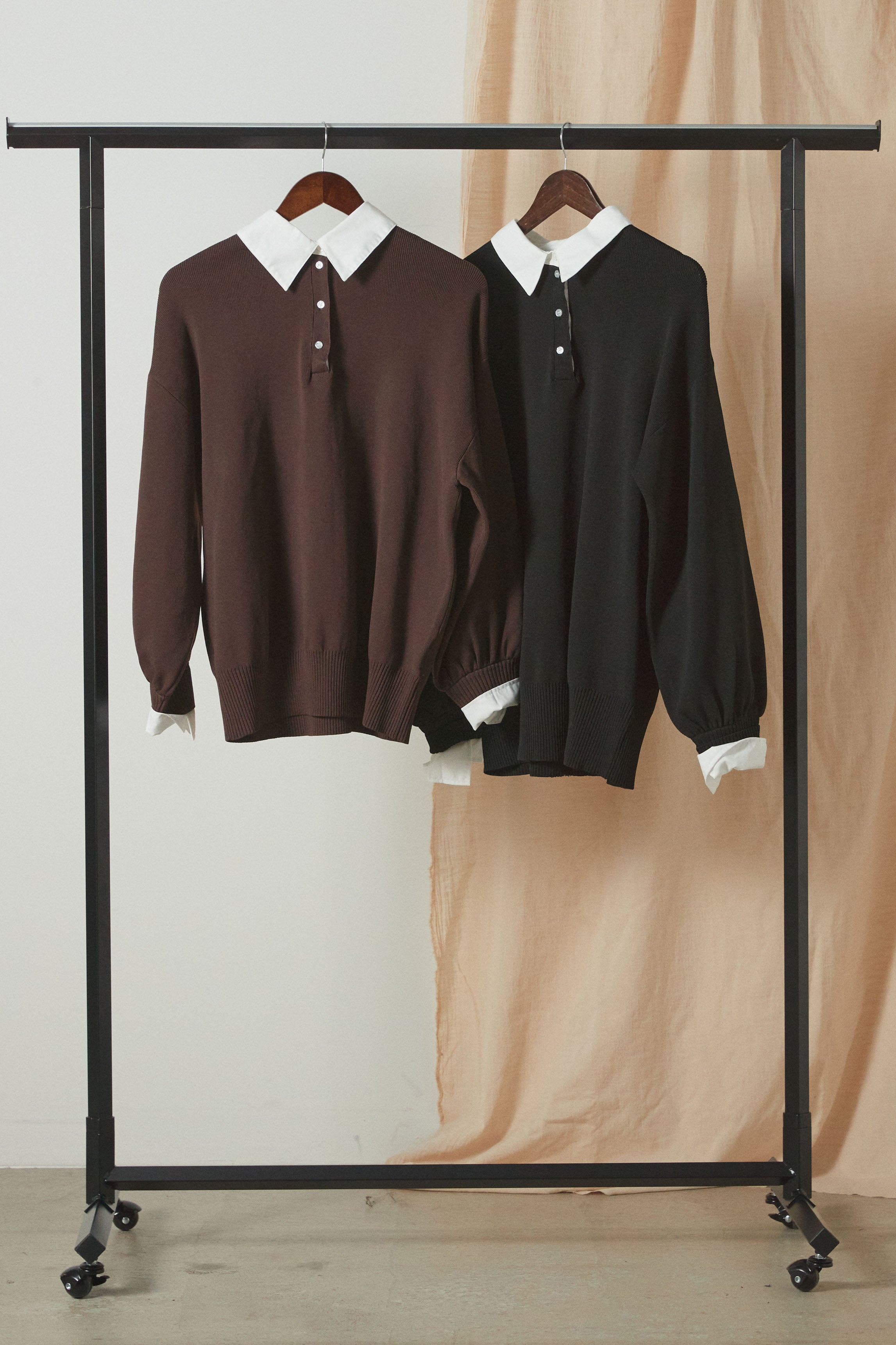 to b アニエス　キラキラ 襟付き 半袖トップス トップス/シャツ｜To b. by agnès b.（トゥービー バイ