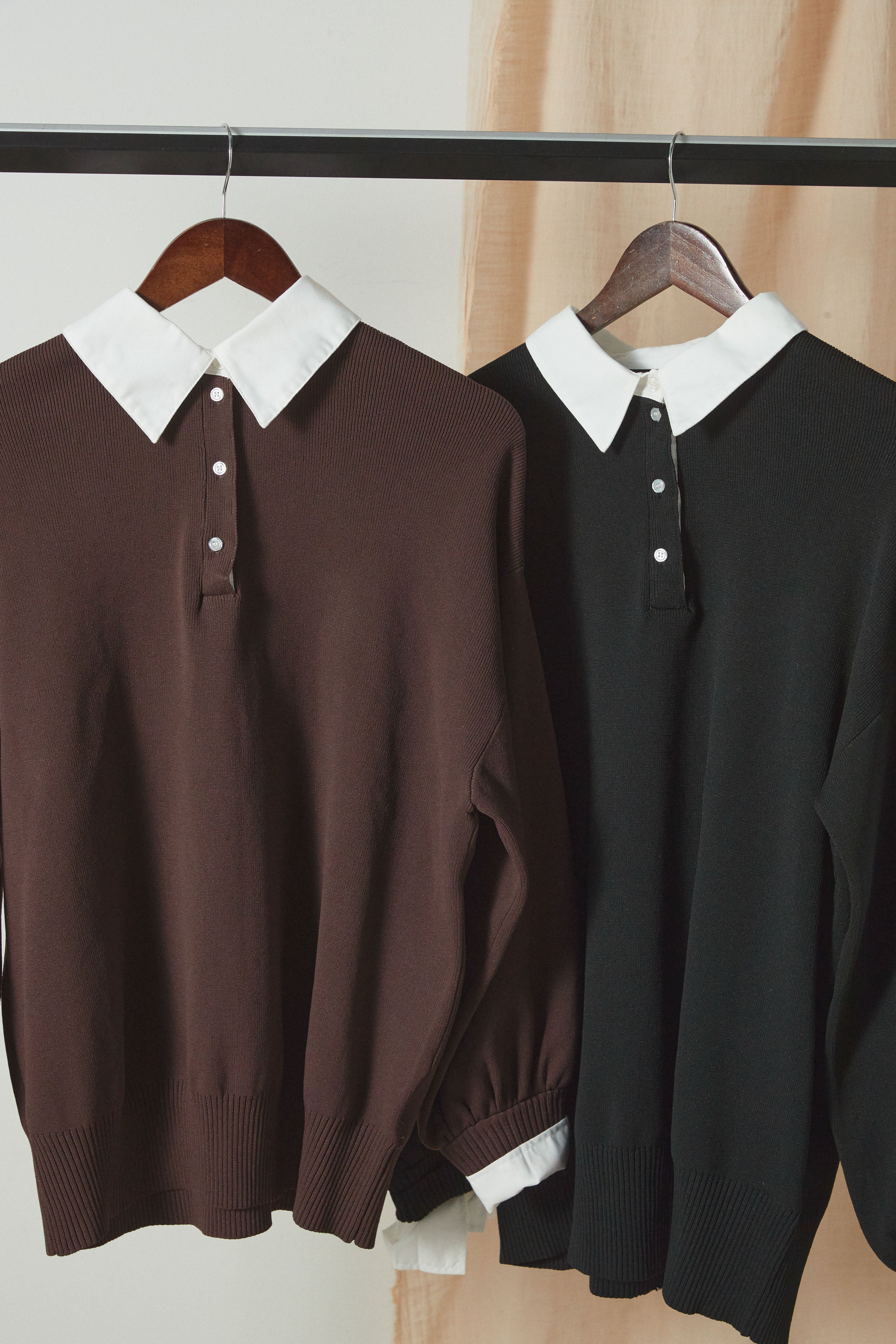 着回しセット]襟付きポロトップス+襟付きポロトップス(2set) – ESICA