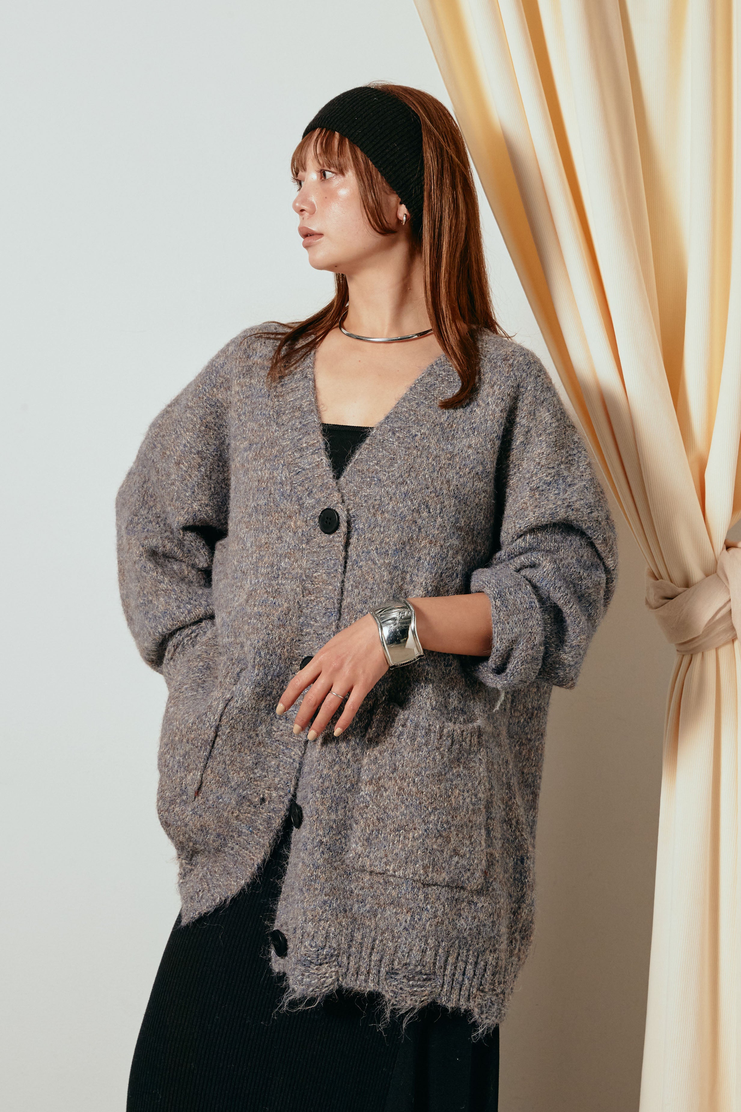 maison kinema パイルカーディガン maison kinema パイルカーディガン