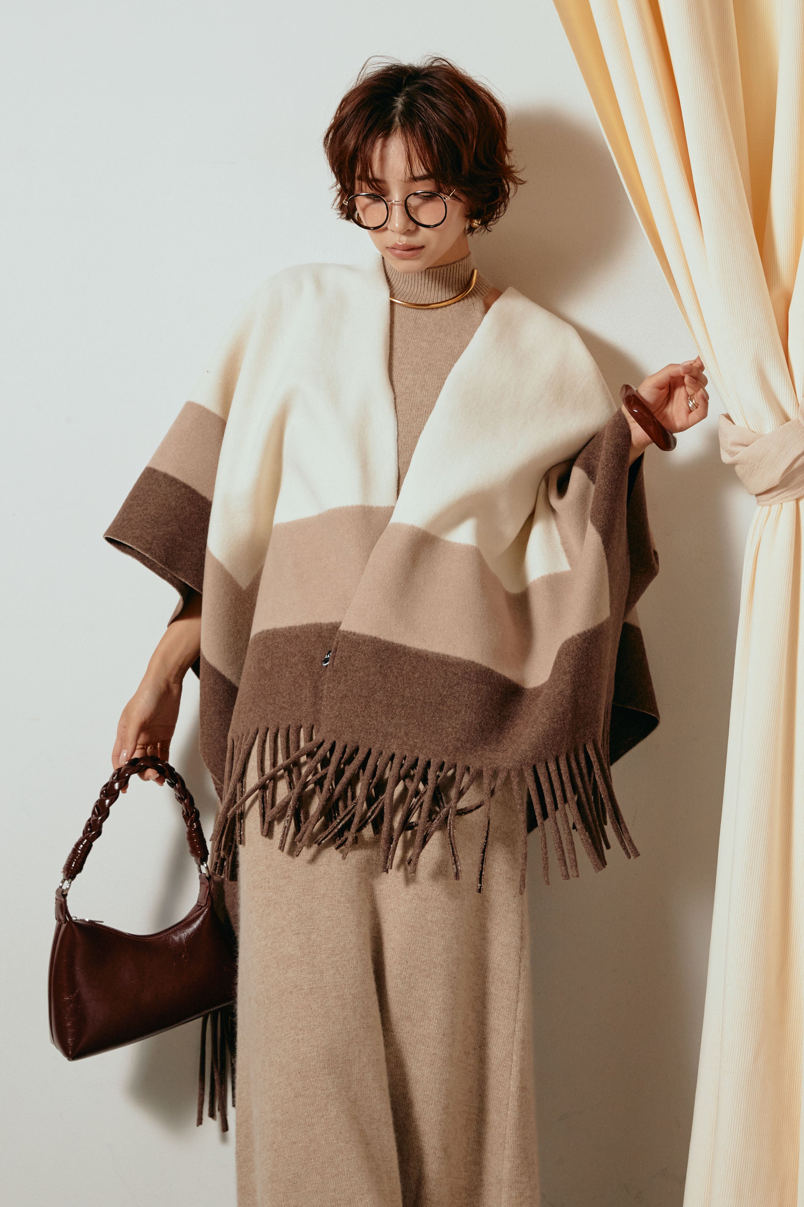 トゥービーシックポンチョ TO BE CHIC トゥービーシック ファー トゥービーシックポンチョ TO BE CHIC トゥービーシック ファー