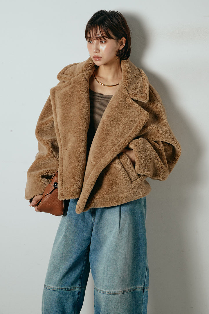 【1月上旬発送】テディボアショートジャケット