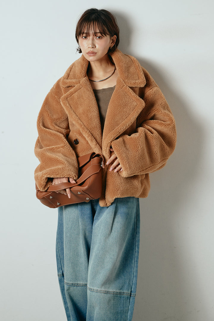 【1月上旬発送】テディボアショートジャケット