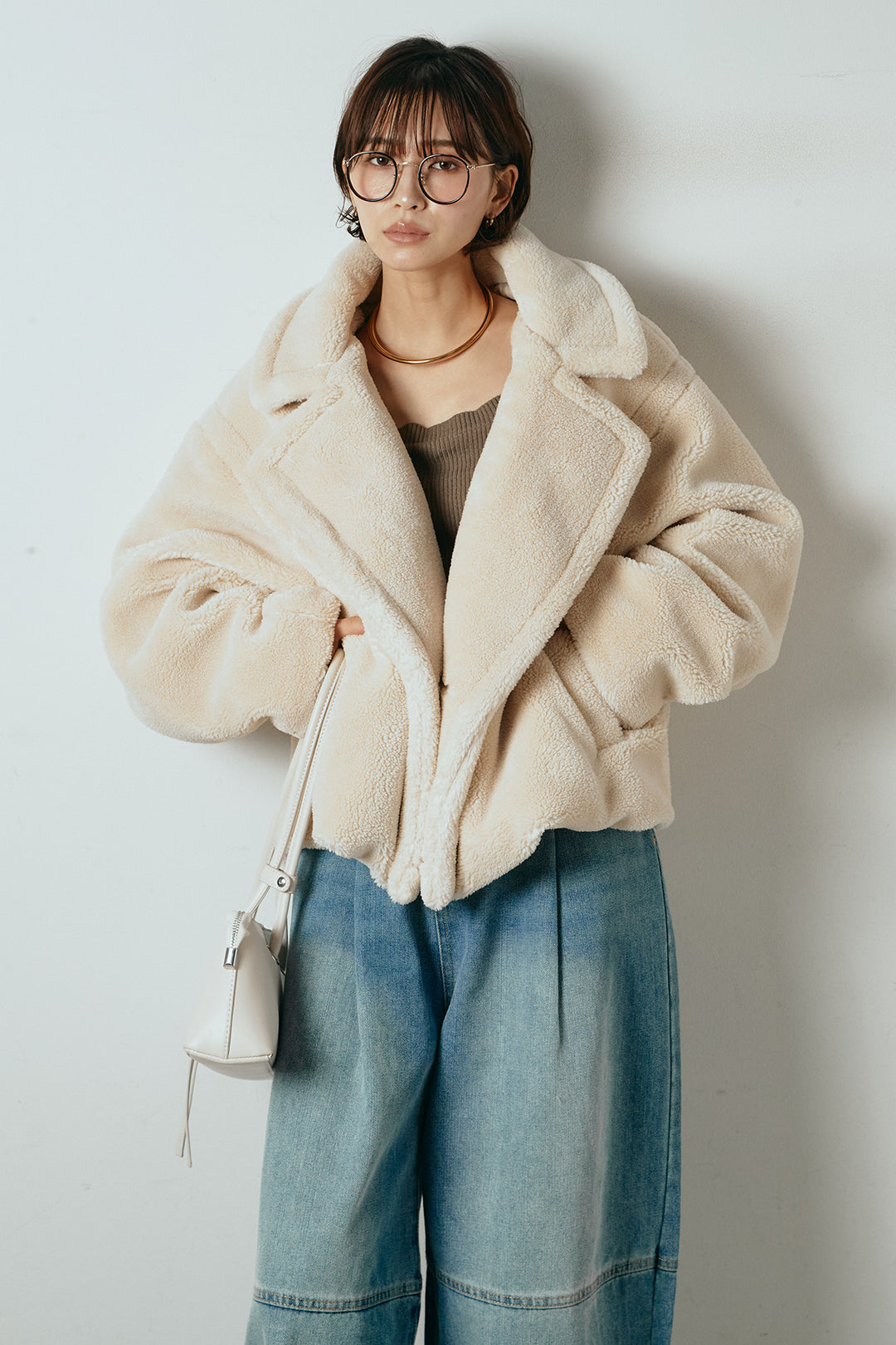 【1月上旬発送】テディボアショートジャケット