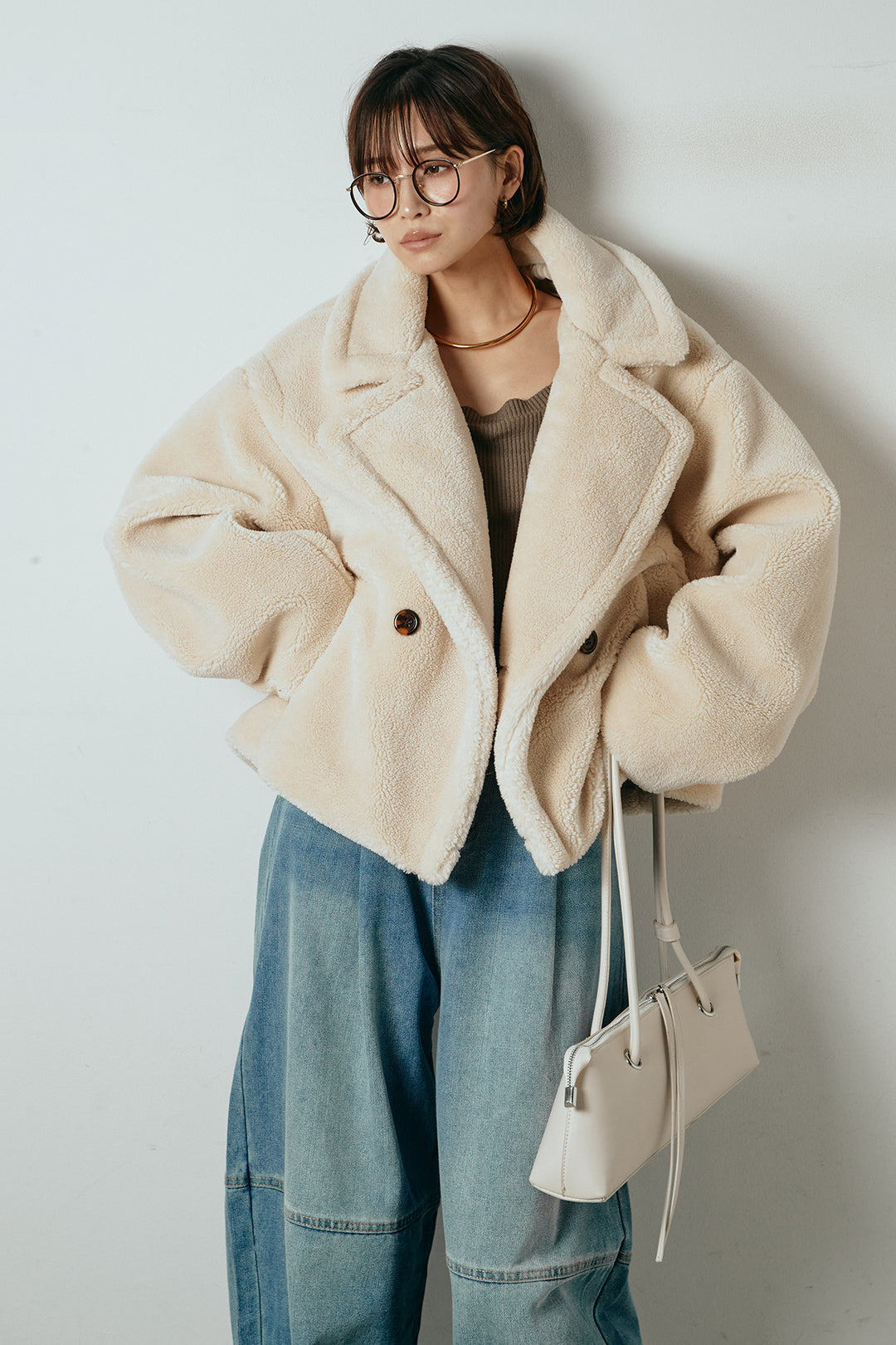 【1月上旬発送】テディボアショートジャケット