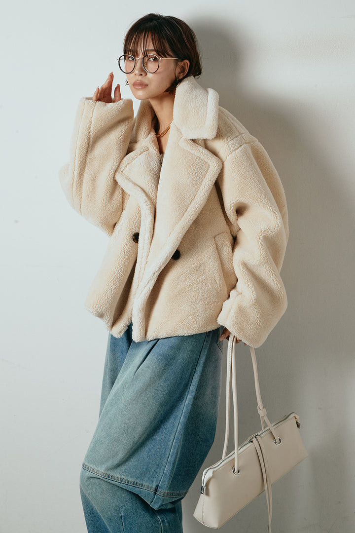 【1月上旬発送】テディボアショートジャケット