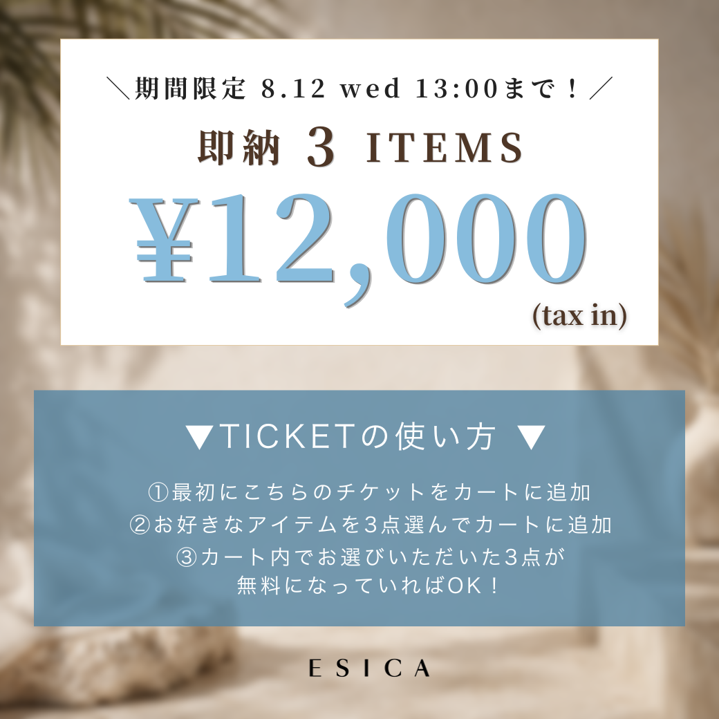 【まず初めにこちらをカートイン】¥12,000チケット🎫