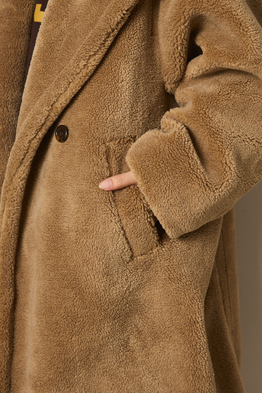 テディボアロングコート