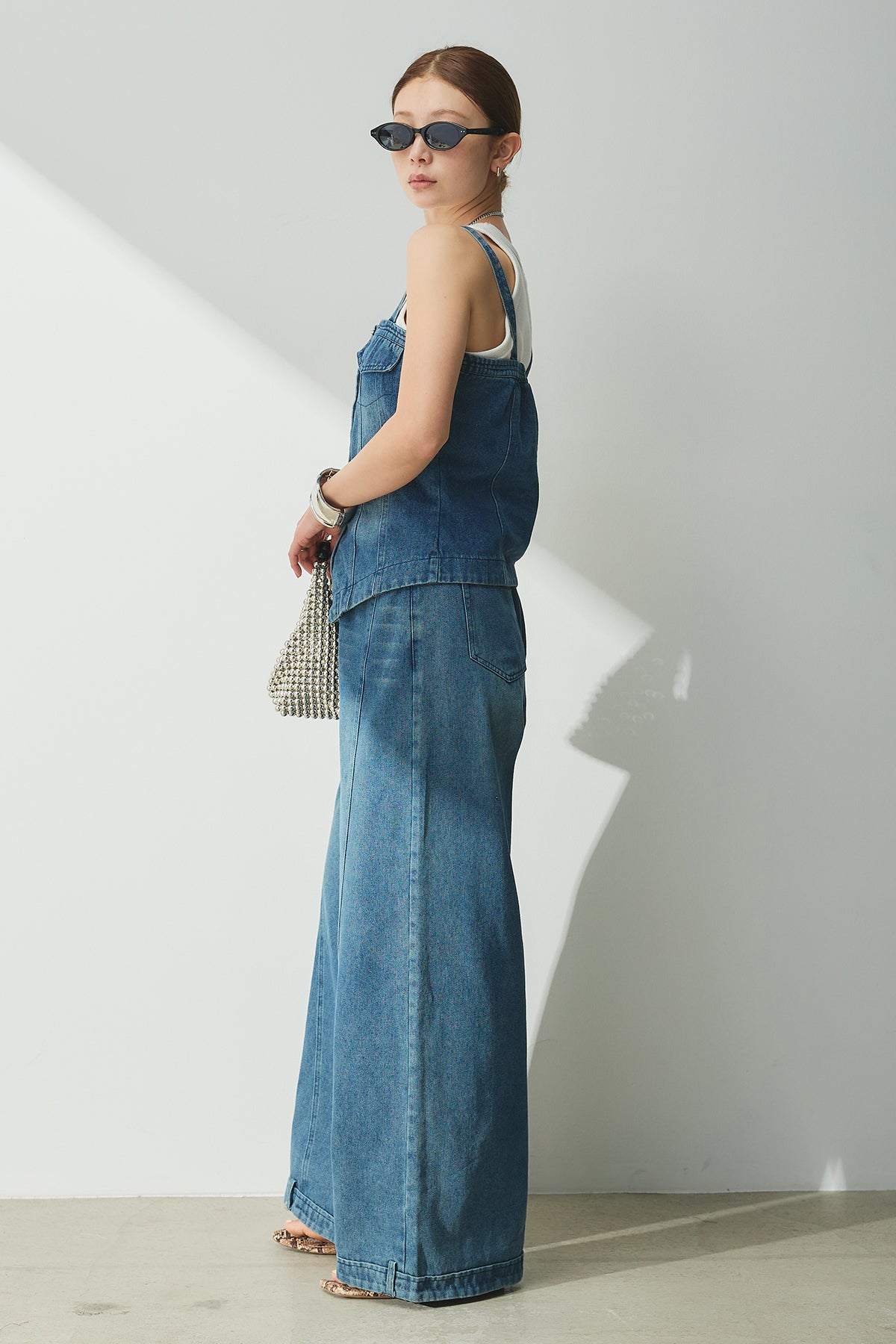 SET]アメスリタンクトップ+デニムキャミパンツSETUP(2set) – ESICA