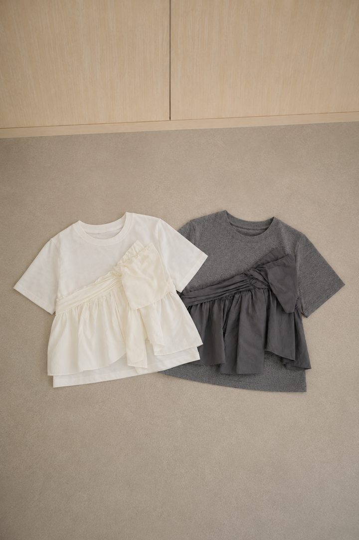 【着回しセット】[SET]天竺ナイロンドッキングツイストT+天竺ナイロンドッキングツイストT(2set)